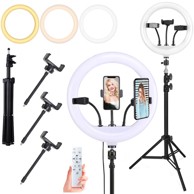 LIVEFY Selfie svjetlosni prsten RL-18 18" i stativ 2.2 m, crna